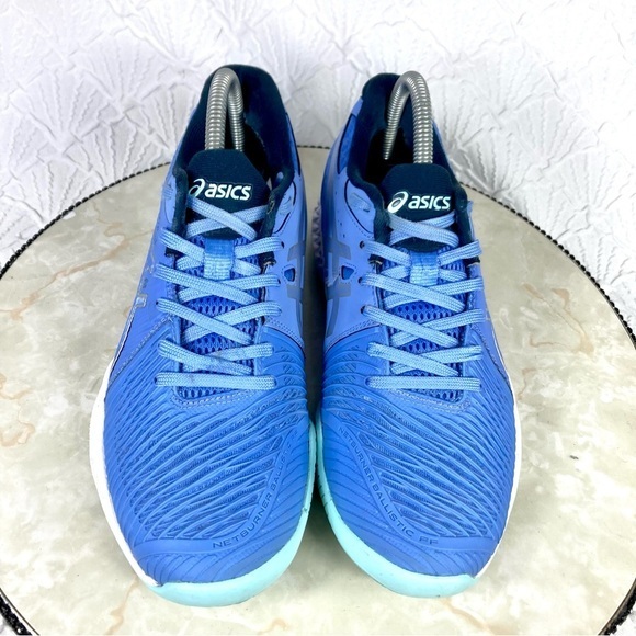 Asics Netburner Sneakers Womens Sz 8 Blue Ballistic MT 2 Tennis Pickleball Shoes - Picture 4 of 14